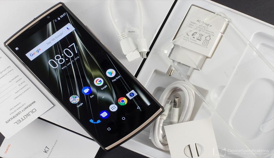 گوشی اندروید اقتصادی با باتری قوی: Oukitel K7
