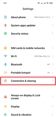 تنظیمات dns همراه اول