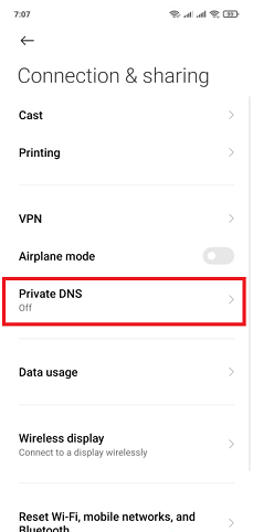 تغییر سیم کارت dns اینترنت