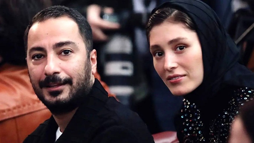 نوید محمد زاده و همسرش