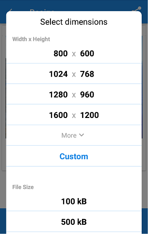 برنامه کوچک کننده عکس برای ios