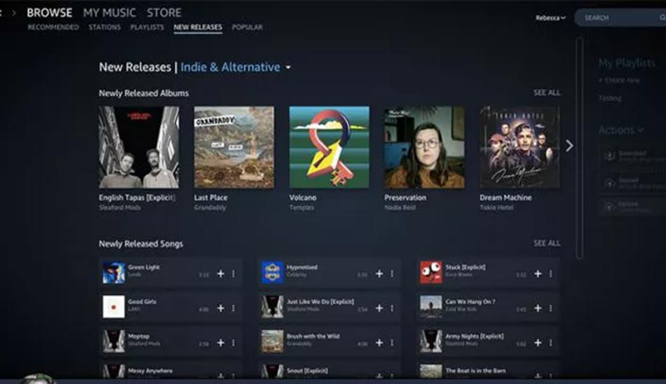 16. برنامه Amazon Prime Music آمازون پرمیوم موزیک