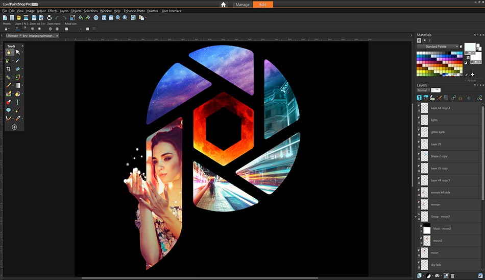 8. نرم افزار ادیت عکس Corel PaintShop Pro