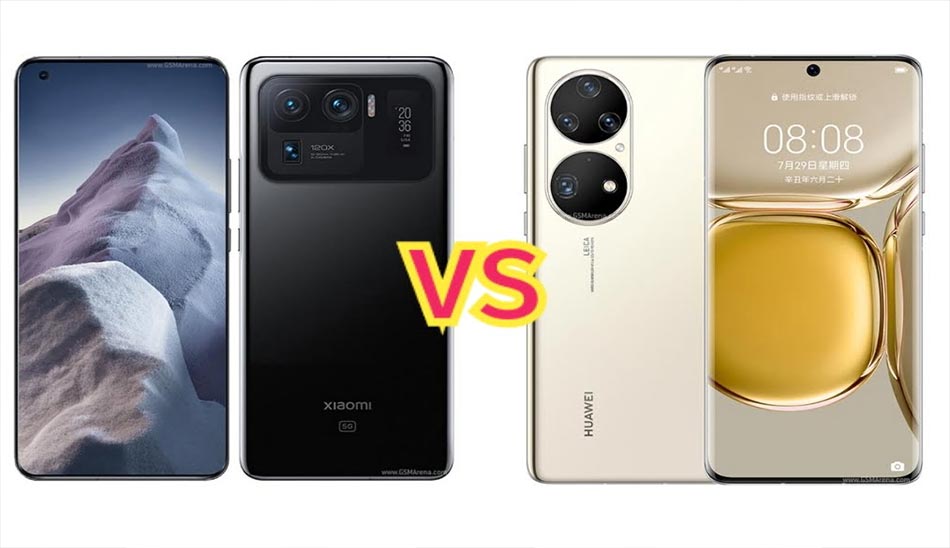 مقایسه گوشی mi 11 ultra با هوآوی p50 pro / باتری