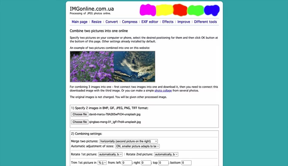 2. سایت IMGonline