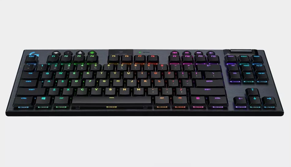 4- کیبورد Logitech G915 TKL | بهترین کیبرد وایرلس برای گیم 2022