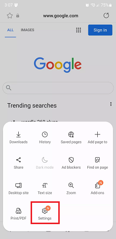 پاك كردن حافظه پنهان سامسونگ
