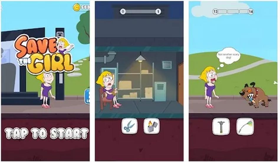 21. بازی Save The Girl بازی جالب دخترانه برای آیفون