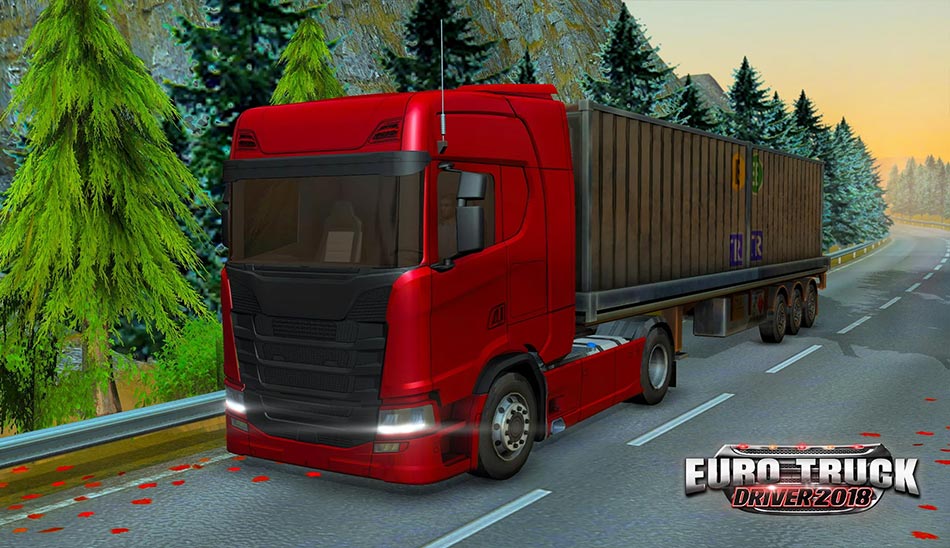 12. بازی Euro Truck Driver 2018 بهترین بازی کامیون اندروید