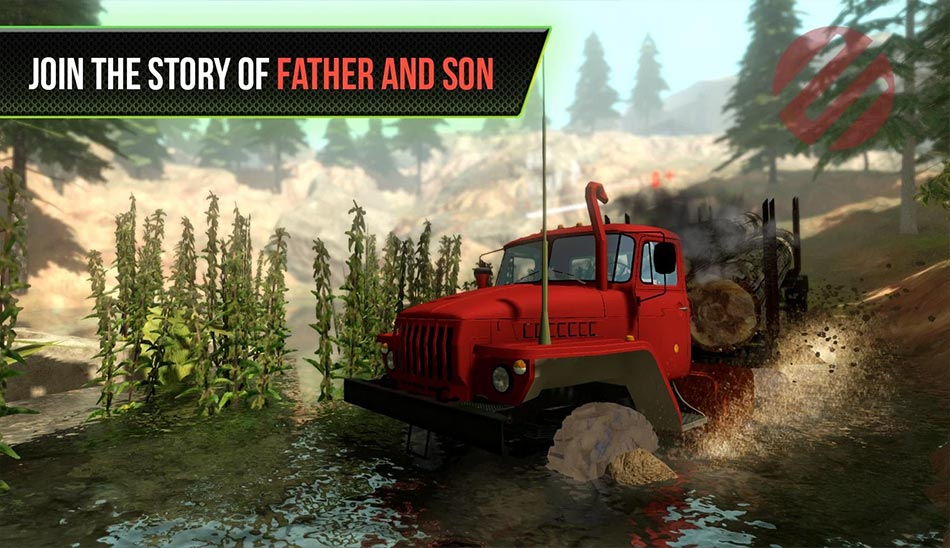 13. بازی Truck Simulator OffRoad 4 بازی ماشین سنگین حرفه ای
