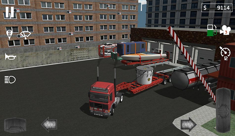 15. بازی Cargo Transport Simulator بازی کامیون برای گوشی