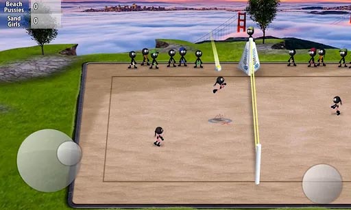 10. بازی Stickman Volleyball بهترین بازی های والیبال اندروید