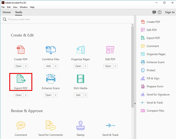 استفاده از Adobe Acrobat Pro DC