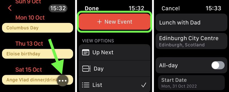 ویژگی های عامل سیستم عامل watchOS 9