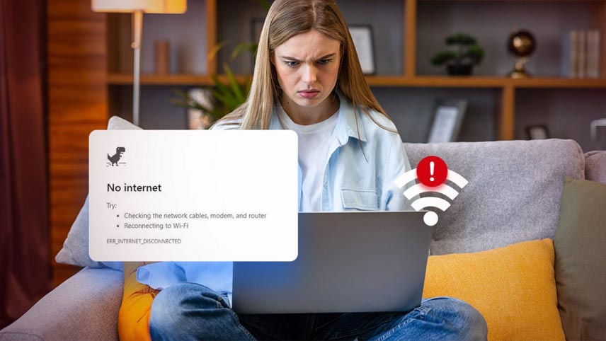 مشکل ارور No Internet Secured در ویندوز