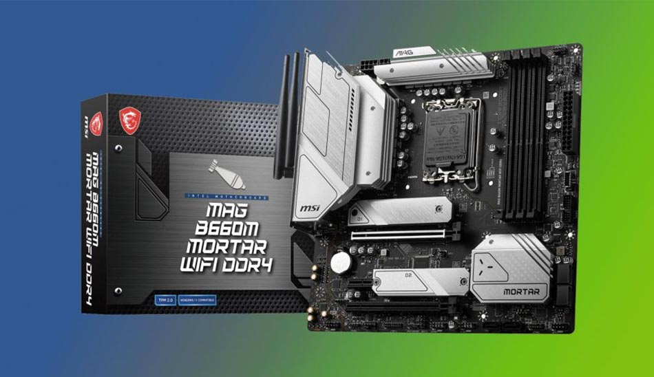 4. MSI MAG B660M Mortar WIFI DDR4 بهترین مادربردهای گیمینگ سال ۲۰۲۲