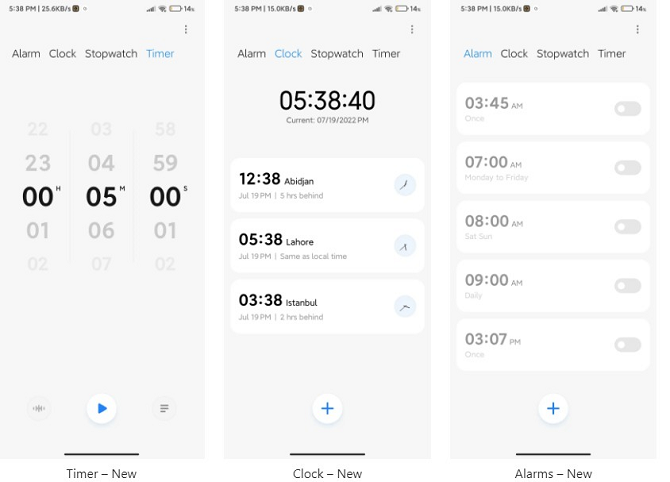 رابط کاربری miui 14 / تغییرات miui 14