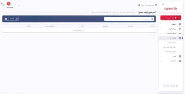 بهبود روند ثبت سفارش تولید محتوا