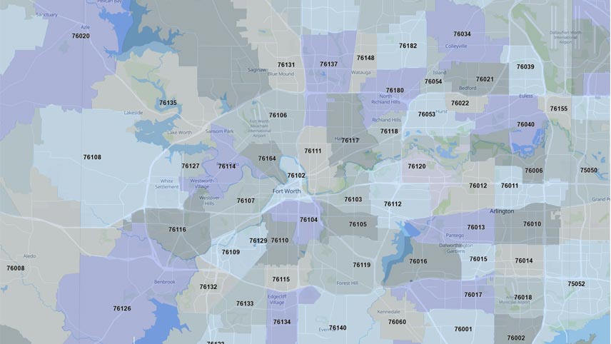 zip code فیک