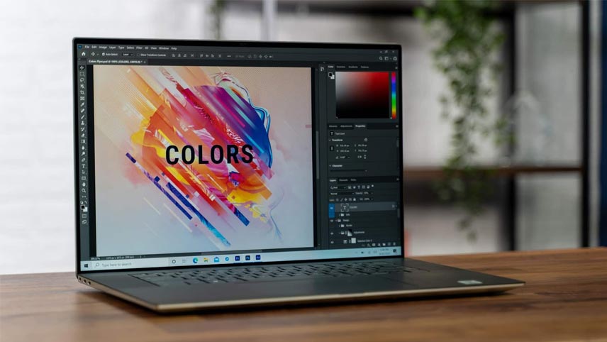 طراحی لپ تاپ Dell XPS