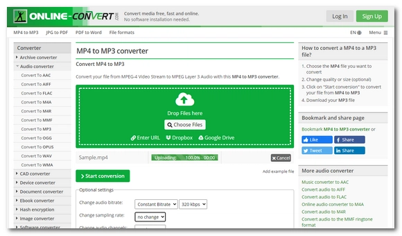 تبدیل ویدیو به mp3 آنلاین