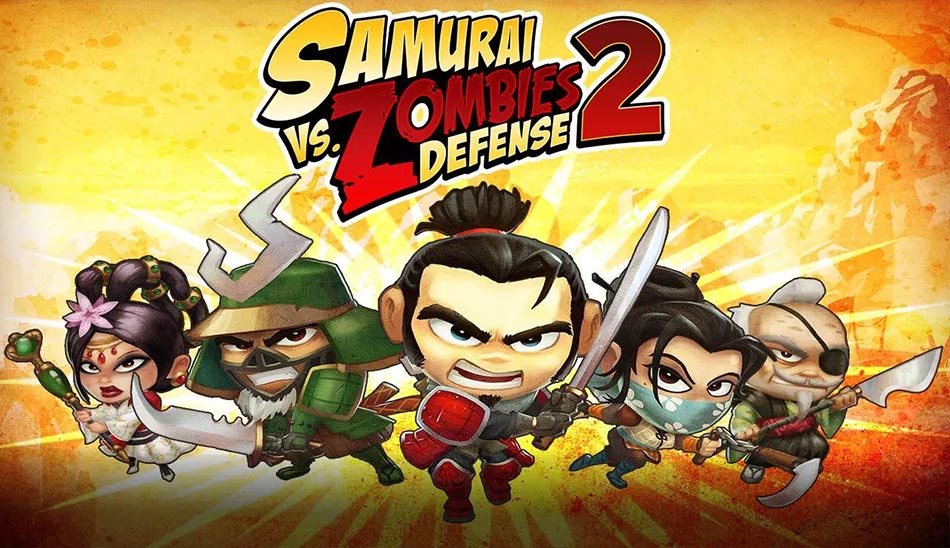 11.بازی زامبی کشی 2022 SAMURAI vs ZOMBIES DEFENSE