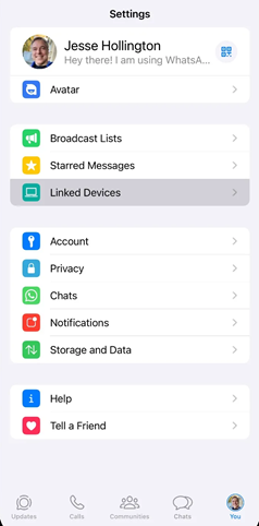 واتساپ وب ویندوز