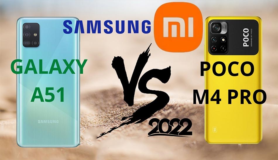 مقایسه Poco X4 Pro با گلکسی A51 از نظر دوربین