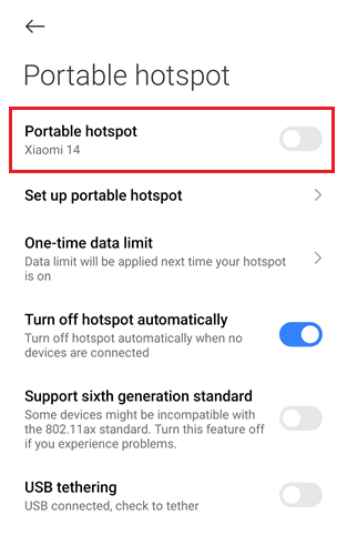 اتصال اینترنت گوشی به کامپیوتر با کابل
