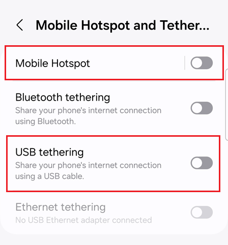 نحوه اتصال اینترنت کامپیوتر به گوشی با کابل usb در ویندوز 10