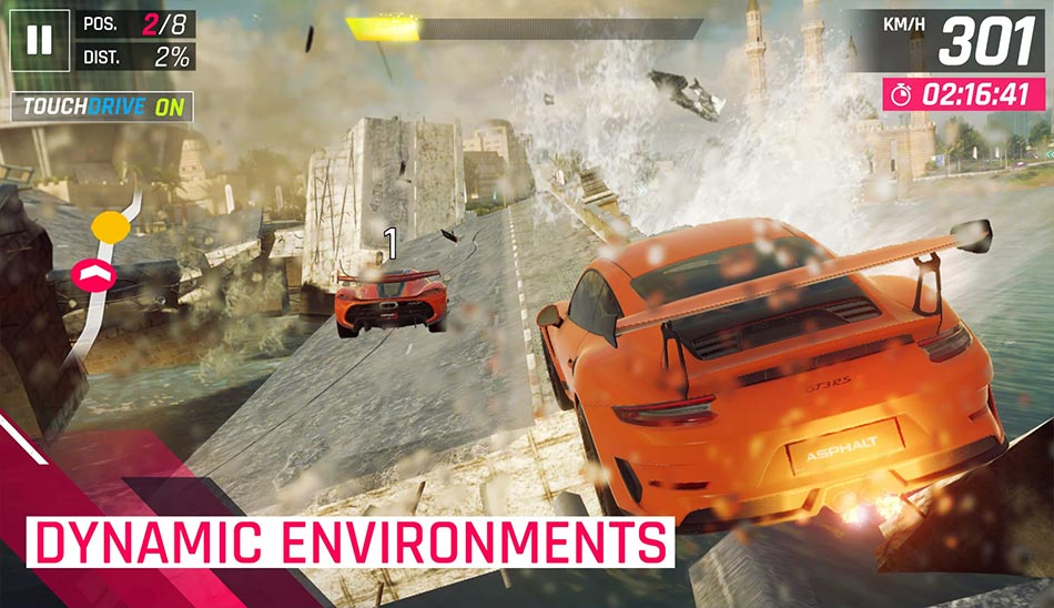 بهترین بازیهای ریسینگ آیفون Asphalt 9 Legends