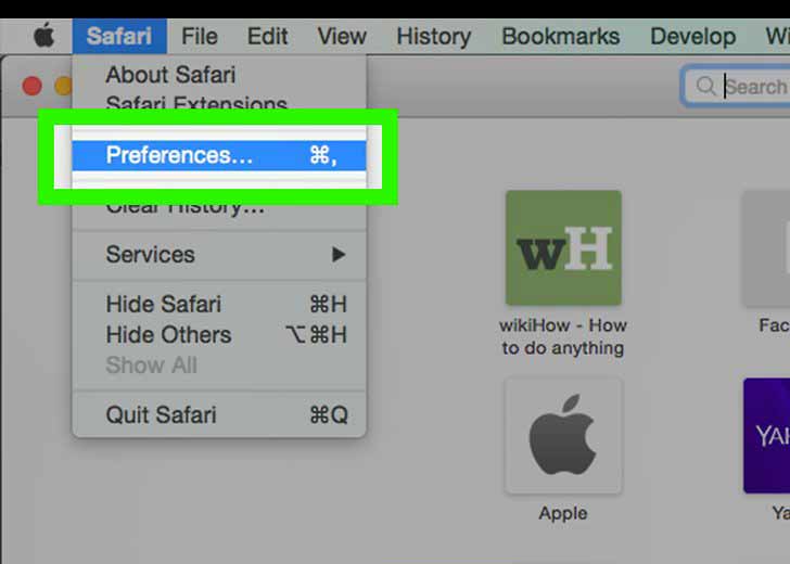 پاک کردن کوکی سایت ها در مرورگر Safari