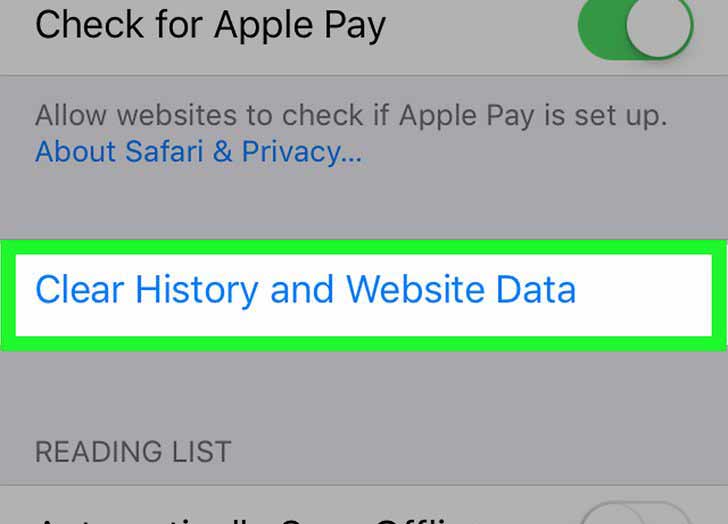 پاک کردن کوکی سایت ها در مرورگر Safari