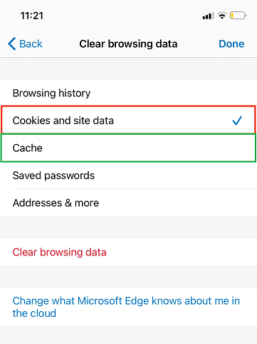 آموزش پاکسازی کش مرورگر Edge