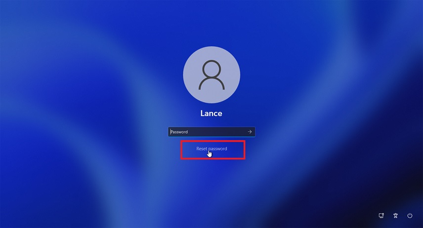 فراموش كردن پسورد لپ تاپ ویندوز 11