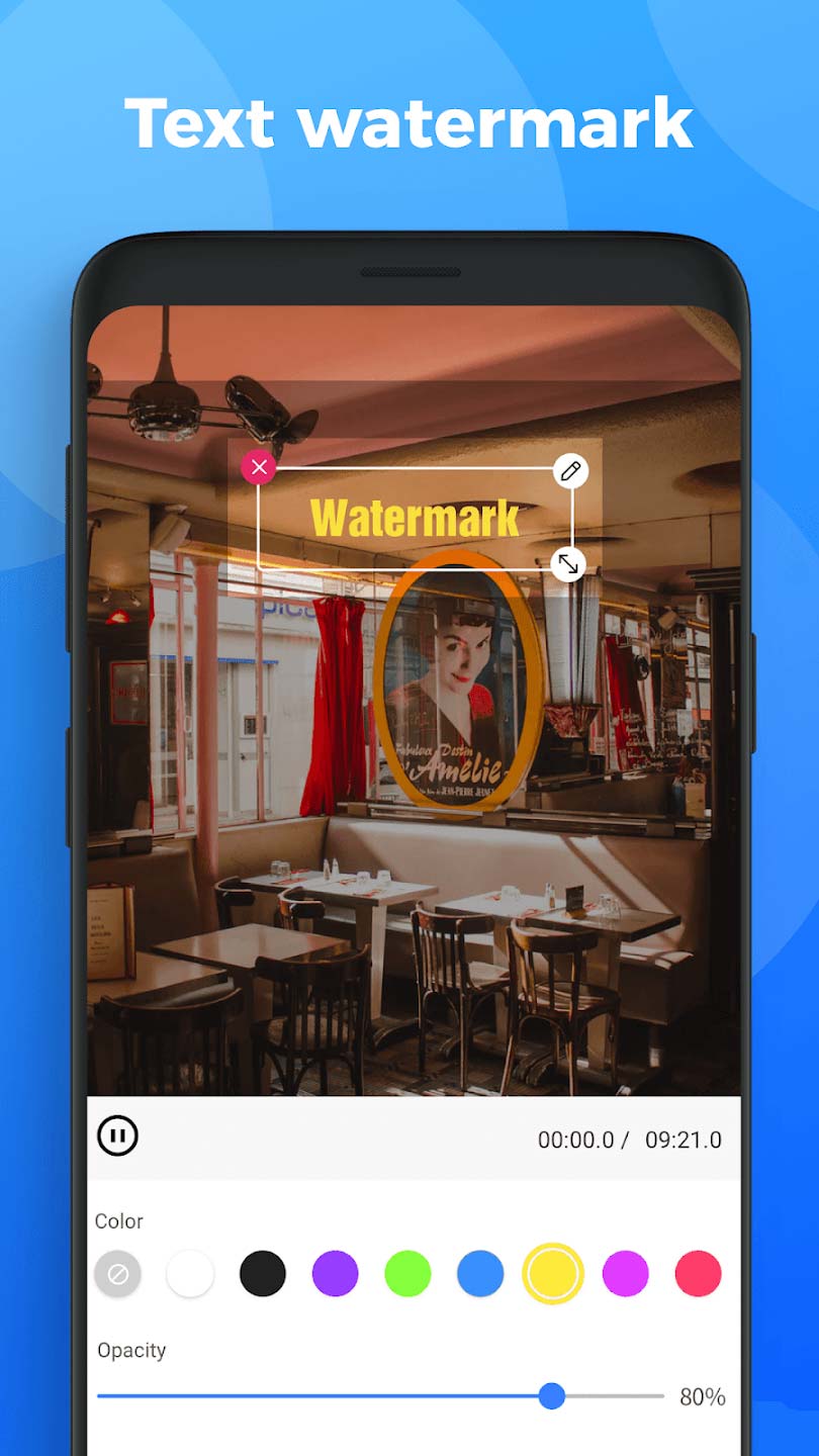 اپلیکیشن Watermark remover, Logo eraser حذف واترمارک از فیلم برای اندروید