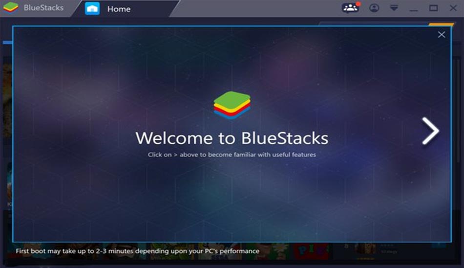 1. نرم افزار BlueStacks برنامه های اجرای APK در ویندوز