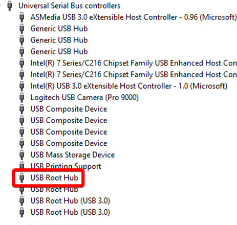 کار نکردن پورت usb در ویندوز