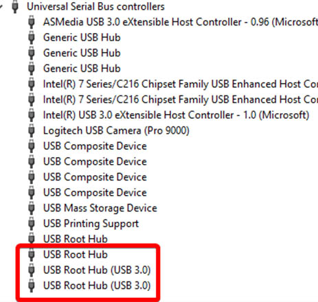 مشکل پورت USB در ویندوز