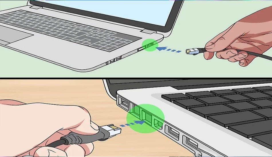 اشتراک گذاری فایل ها از ویندوز به ویندوز از طریق کابل اترنت