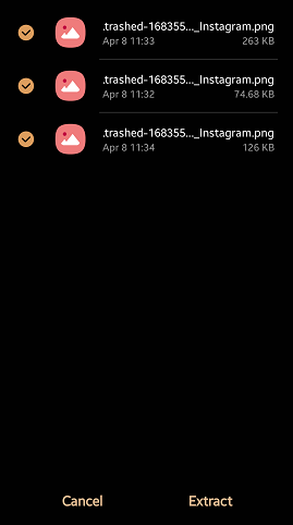 نحوه درست كردن فايل زيپ در گوشی
