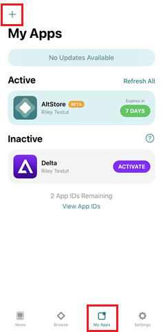 نصب فایل ipa