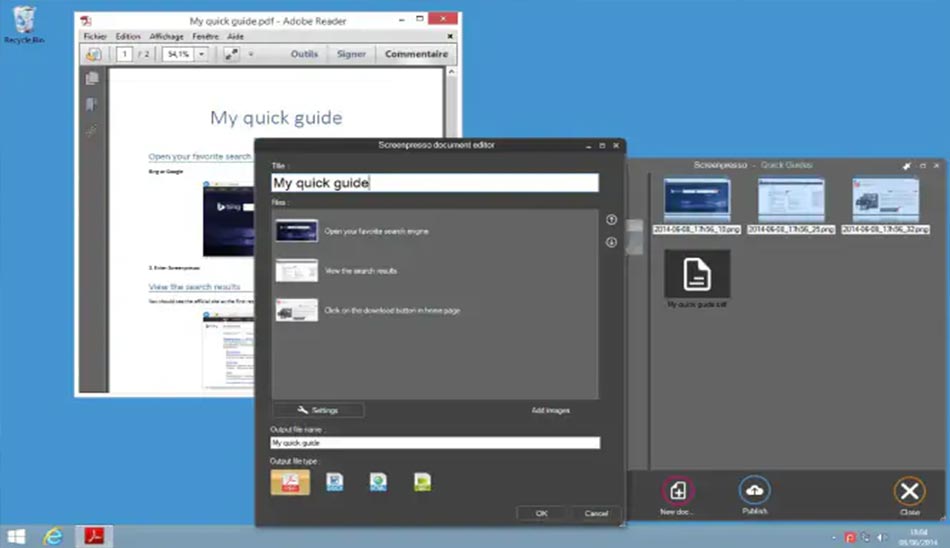 7. برنامه های عکس برداری از محیط ویندوز Screenpresso