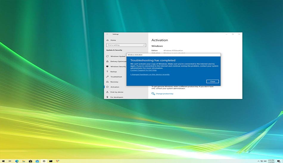 علت بروز خطای مربوط به بروزرسانی لایسنس ویندوز 10