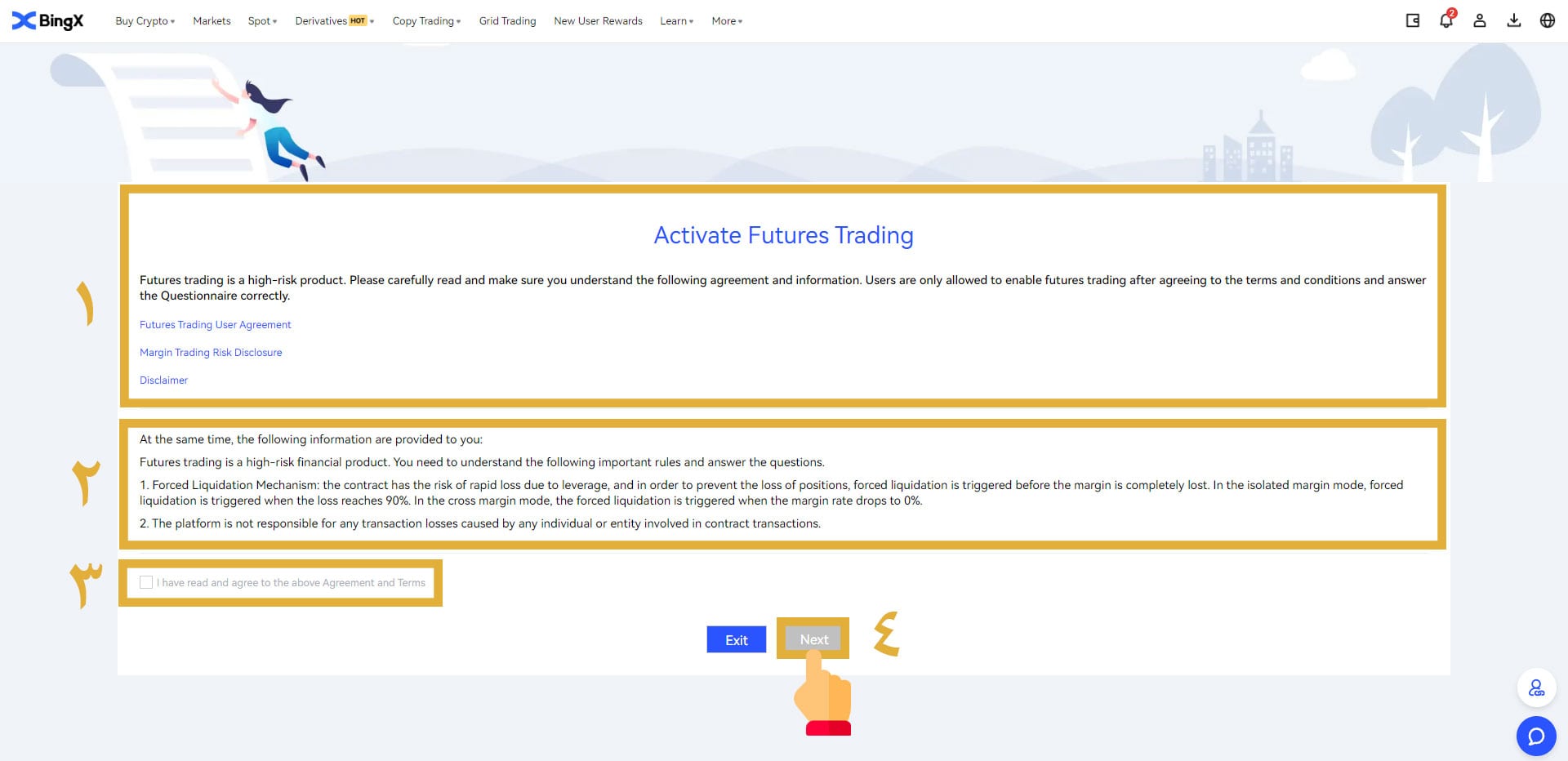 آموزش فیوچرز صرافی بینگ ایکس bingx
