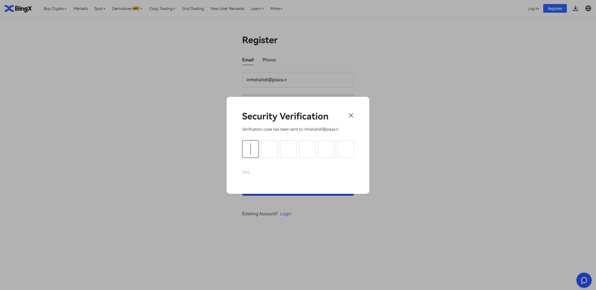 آموزش ثبتنام در صرافی بینگ ایکس BingX