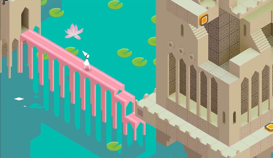 6. بازی اندروید Monument Valley بازی های آفلاین اعتیاد آور اندروید