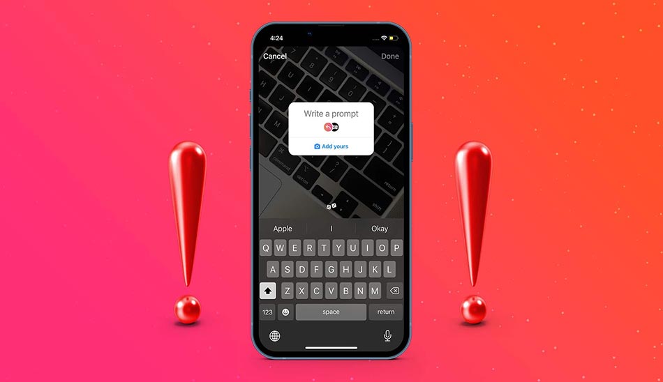 رفع مشکل add yours اینستاگرام با 6 روش کاربردی