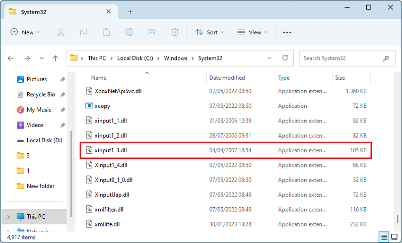 راه های رفع ارور xinput1_3.dll