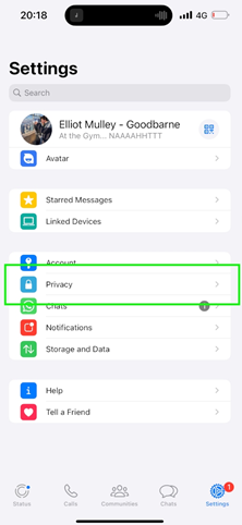 قفل برنامه واتساپ فارسی
